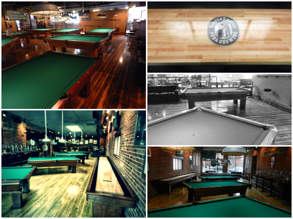 Pool Tables at CooperSmith's Poolside