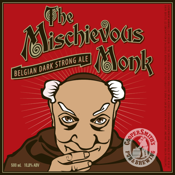 Mischievous Monk - a Belgian Dark Strong Ale 