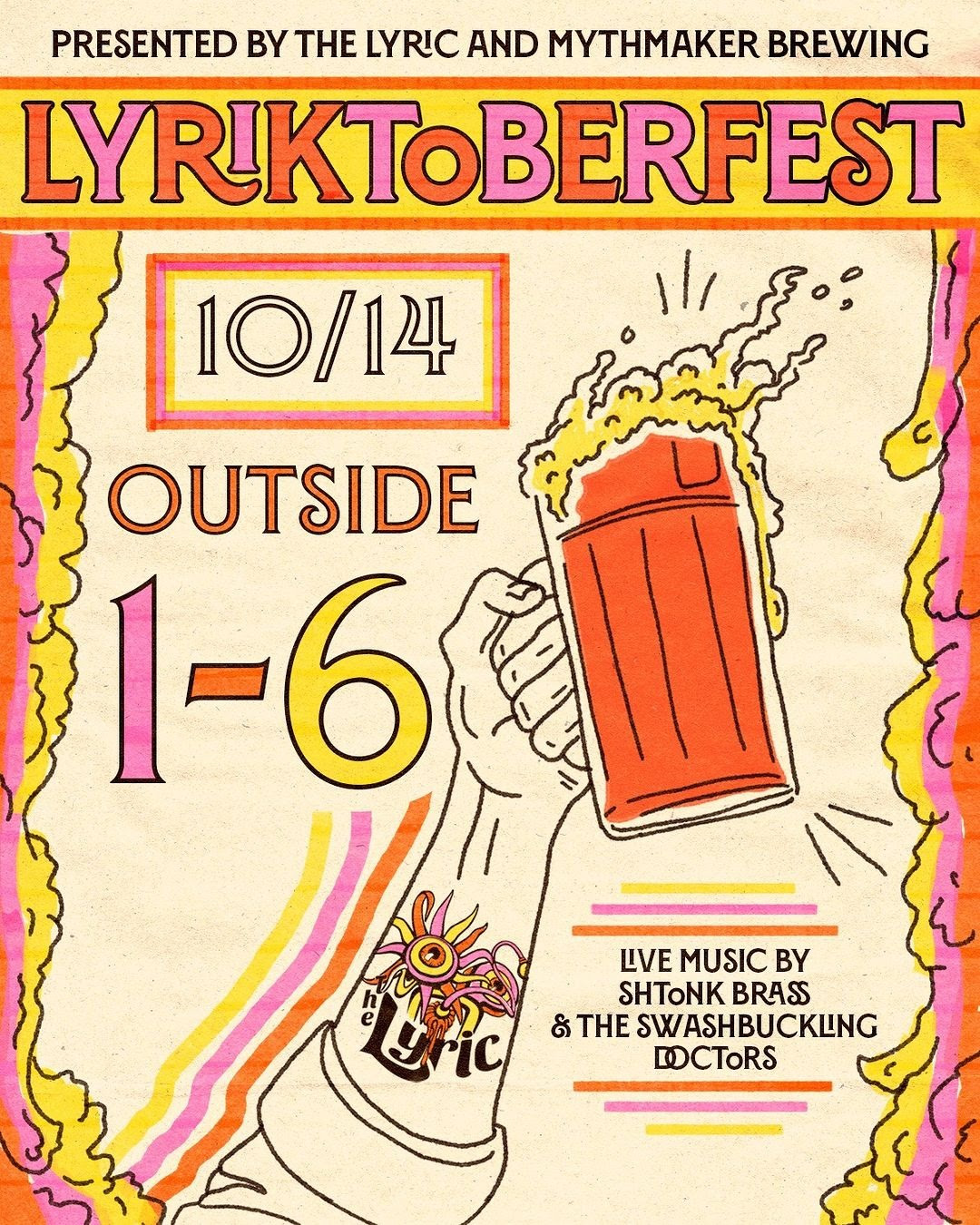 Lyrictoberfest poster